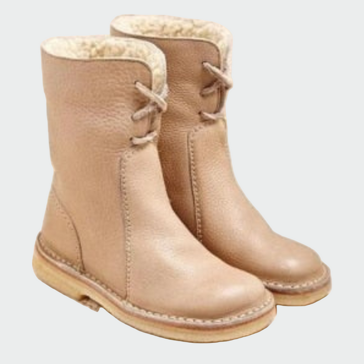 Zapatos de cuero impermeables con forro de lana 1