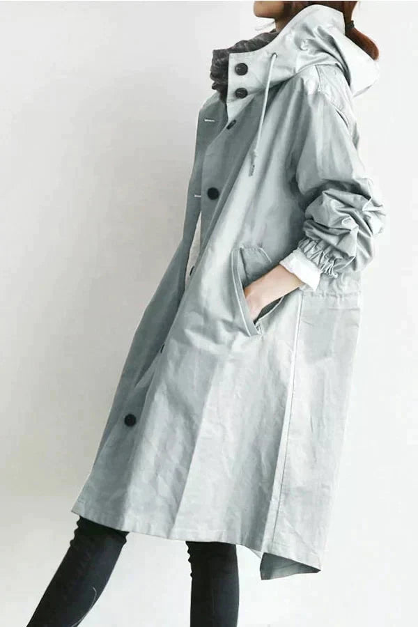 Dorotea | Abrigo impermeable con capucha 2
