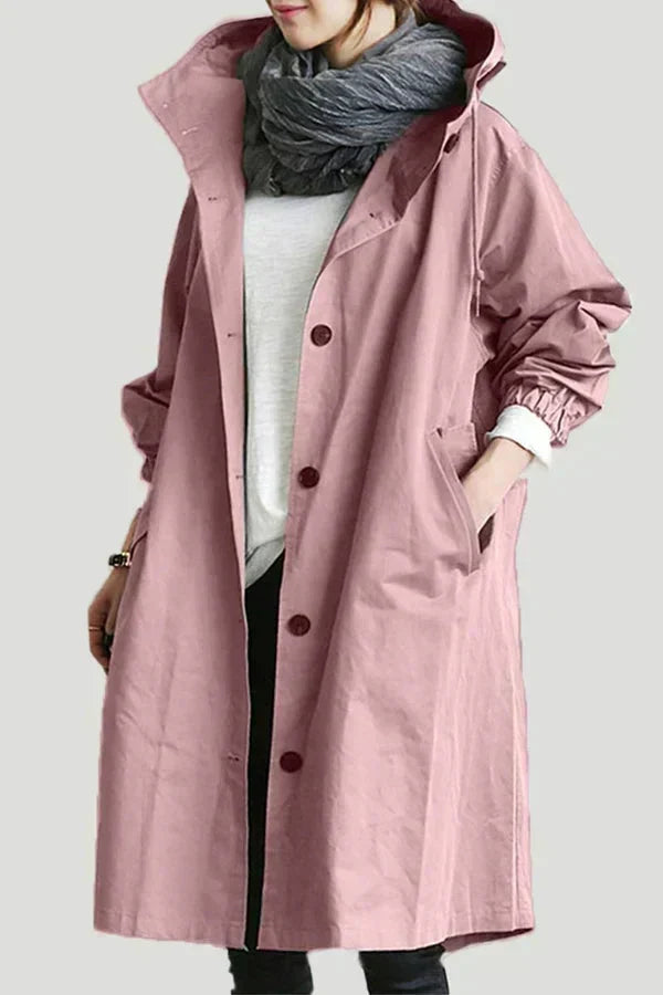 Dorotea | Abrigo impermeable con capucha 13