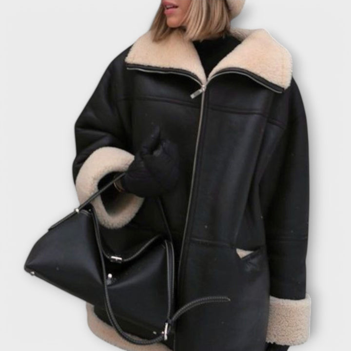 Vitória | Abrigo de piel con interior teddy 2