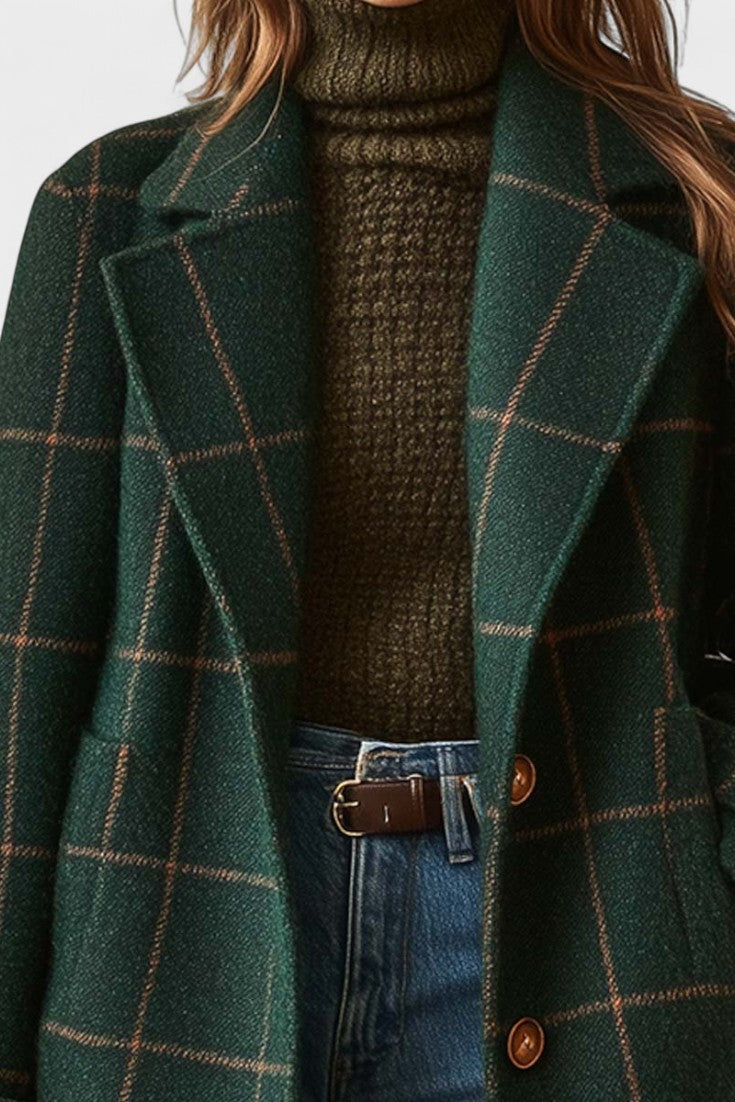 Yrsa | Abrigo de tweed a cuadros 3