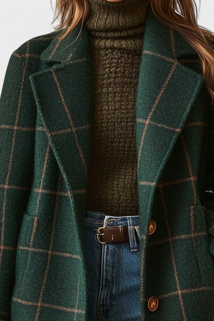Yrsa | Abrigo de tweed a cuadros 3