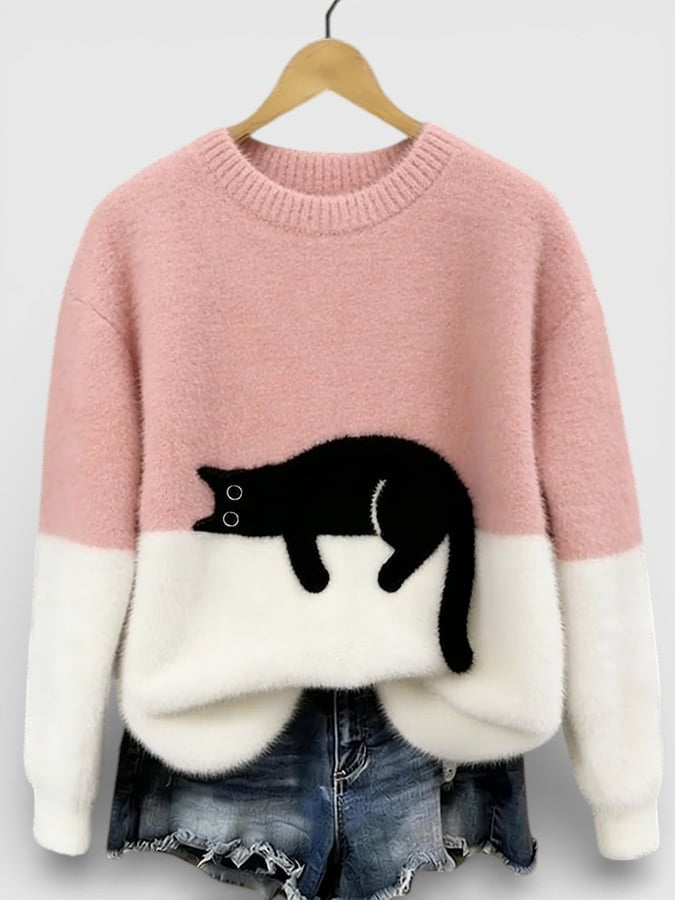 Verónica™ | Sudadera con Gráfico de Gato 3