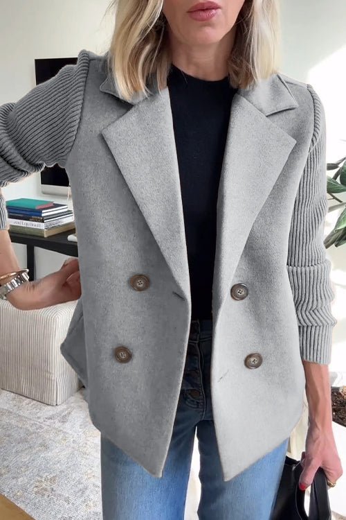 Amora | Chaqueta elegante de mangas trenzadas 10