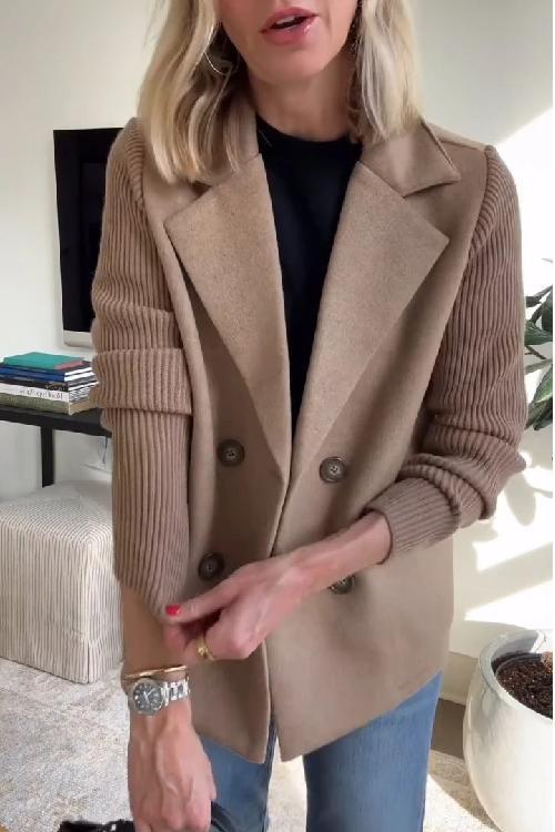 Amora | Chaqueta elegante de mangas trenzadas 7