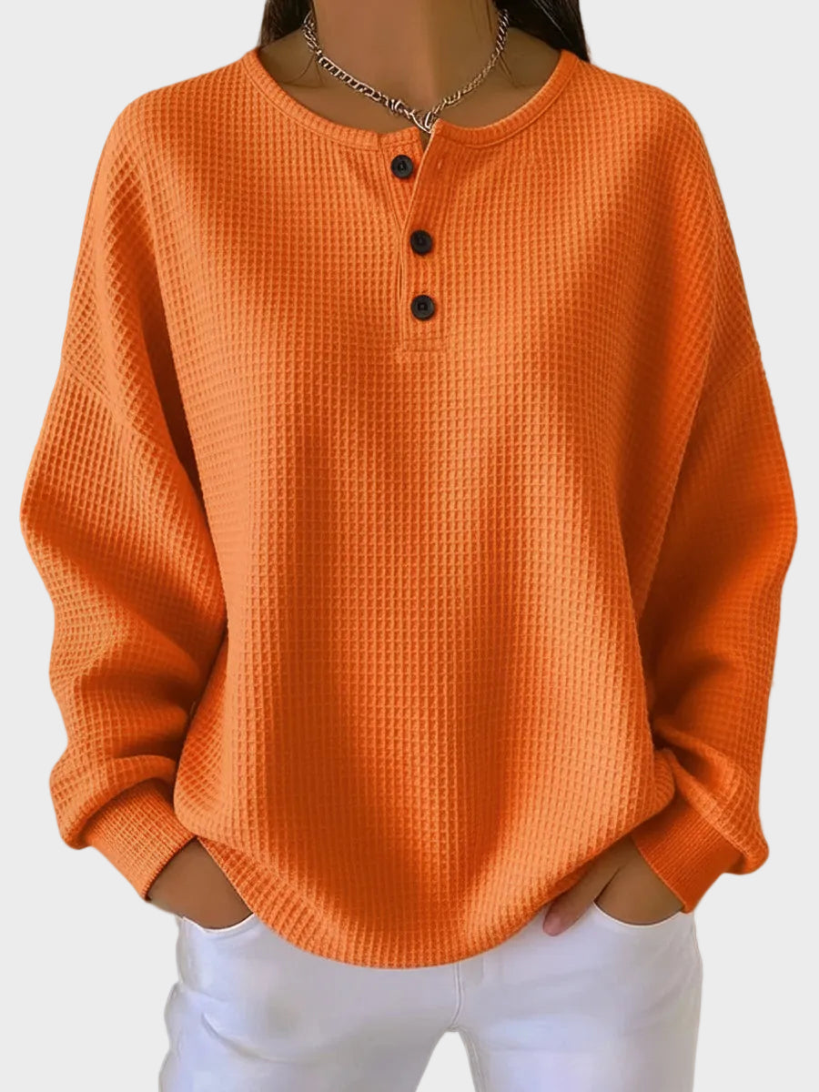 Olivia | Jersey holgado de punto gofre 1