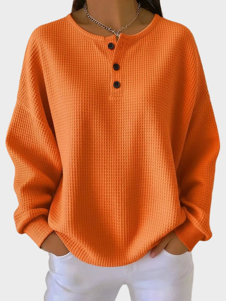 Olivia | Jersey holgado de punto gofre 1