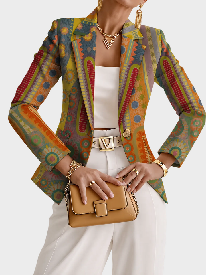 Faustine | Blazer bohemio de medallones 1