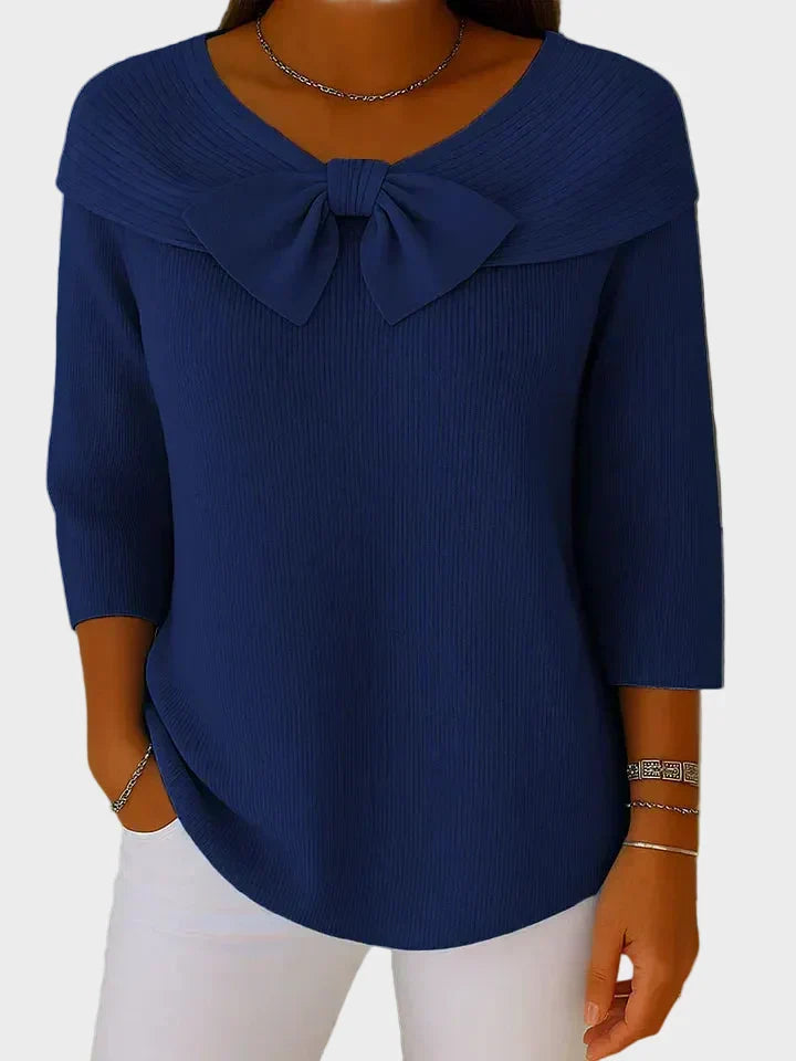 Aline | Jersey suave con lazo 5