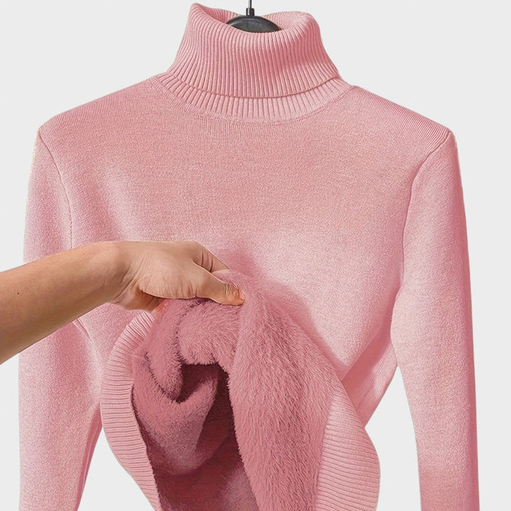 Kaja - Suéter Mecánico con Cuello Alto 5