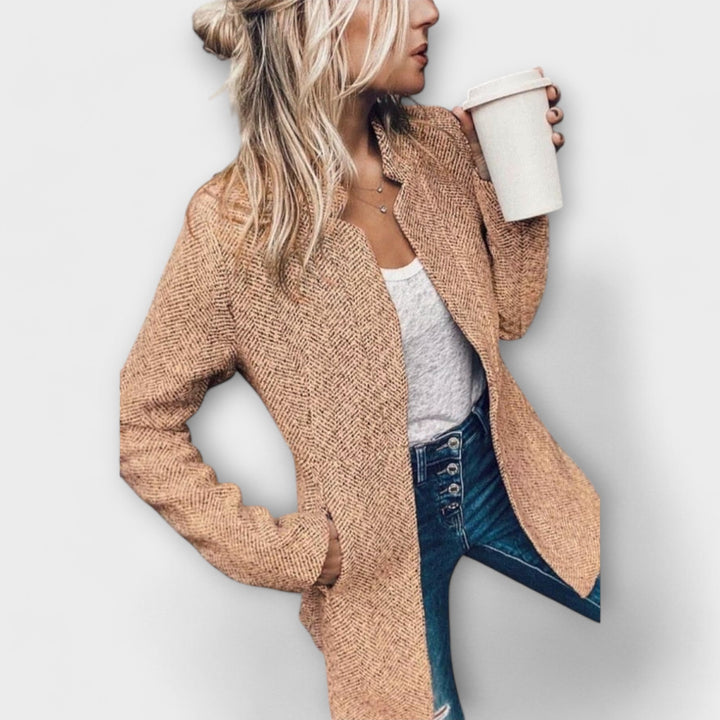 Clara | Abrigo de entretiempo de tweed 6