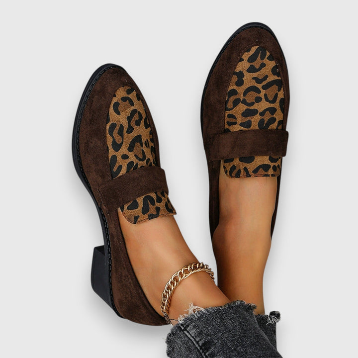 Brunika | Mocasines Cómodos con Estampado Leopardo 3