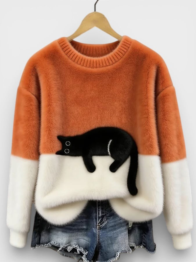 Verónica™ | Sudadera con Gráfico de Gato 2