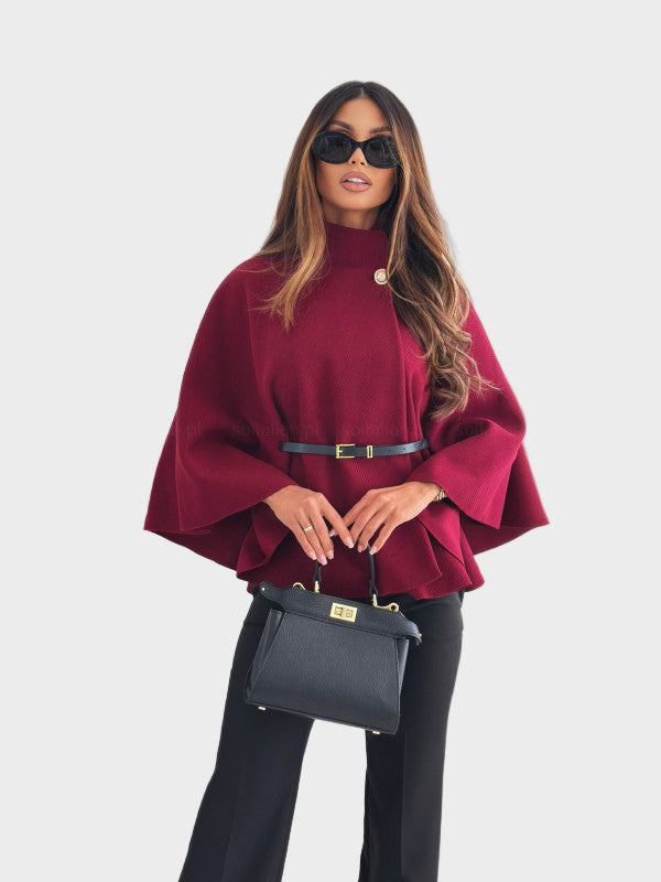 Selviora | Chaqueta con mangas mariposa y cinturón 4