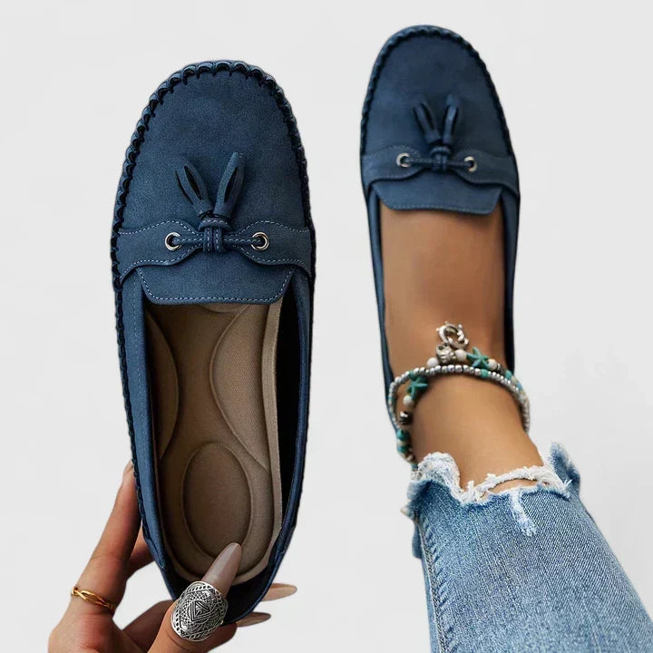 Emmaleigh | Mocasines Ortopédicos con Lazo y Pompones 3