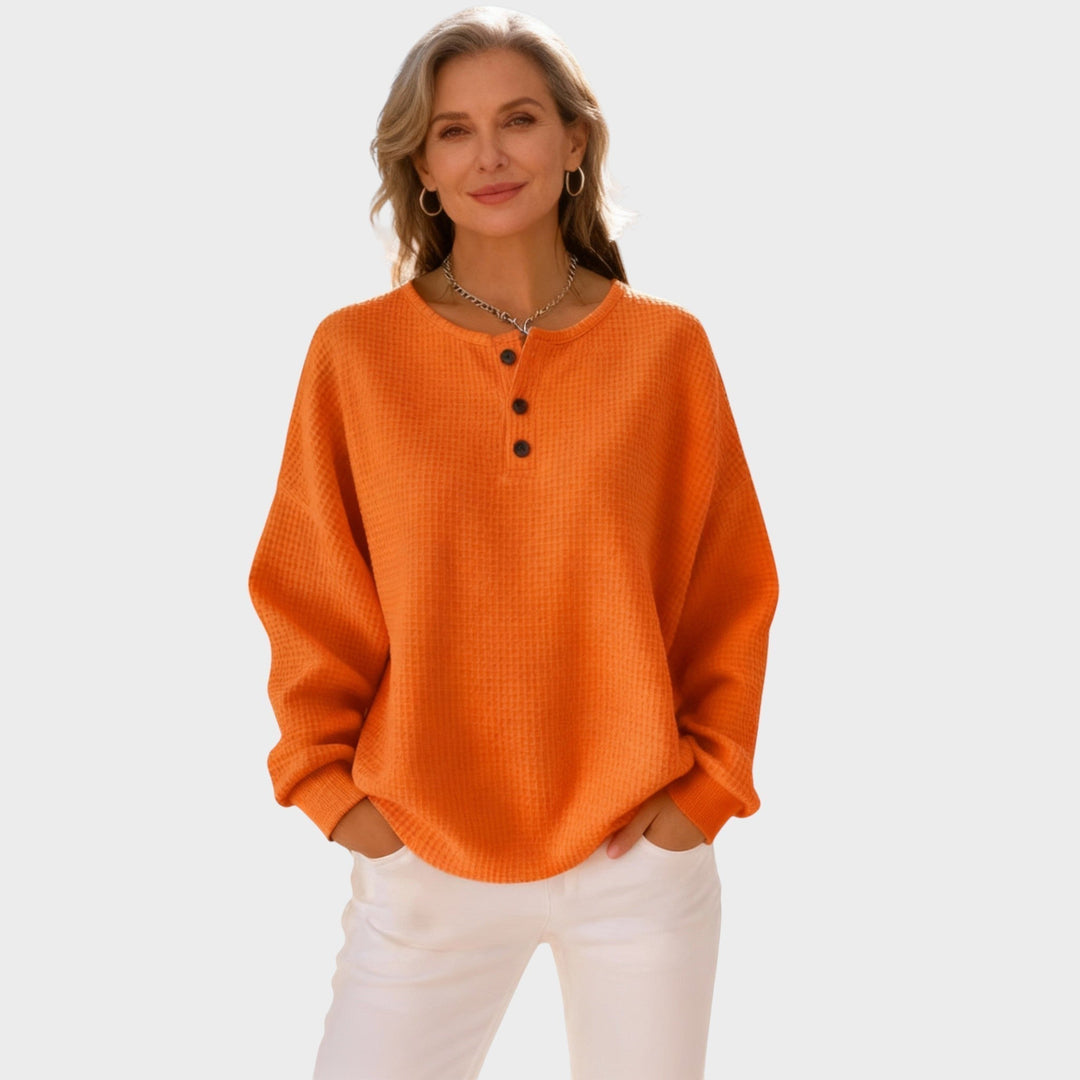 Mia - Camiseta Henley Confortable 1