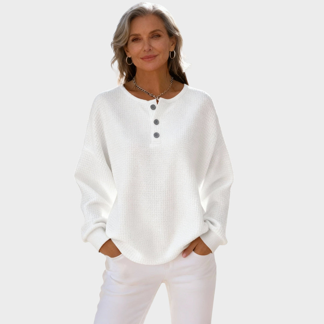 Mia - Camiseta Henley Confortable 2