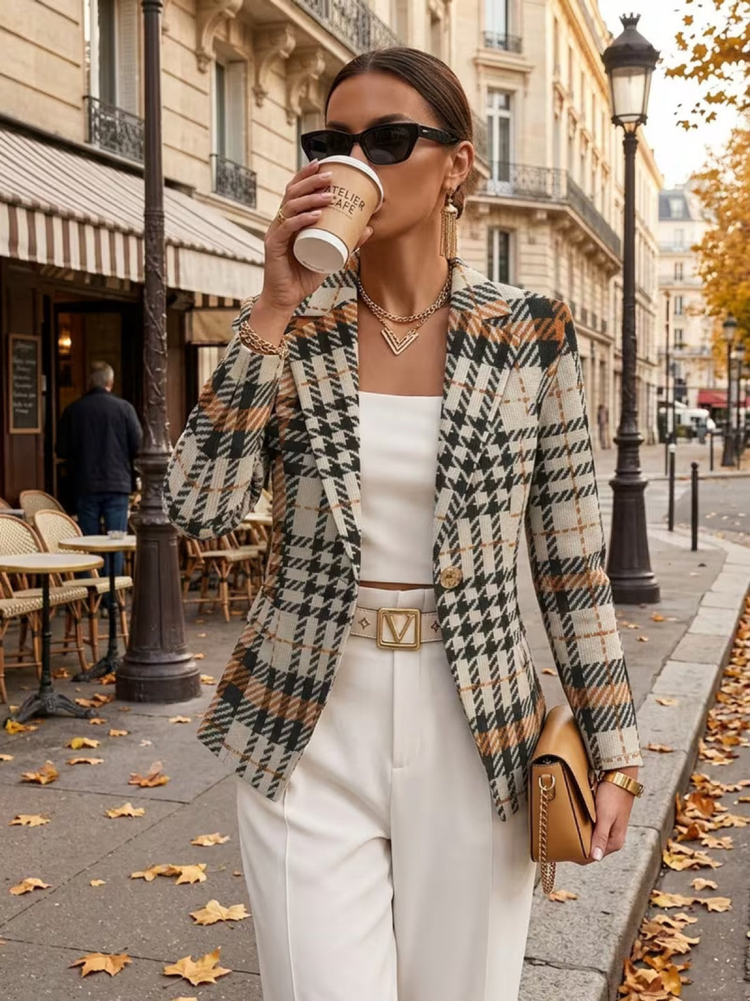 Ghislaine | Americana de pata de gallo 2