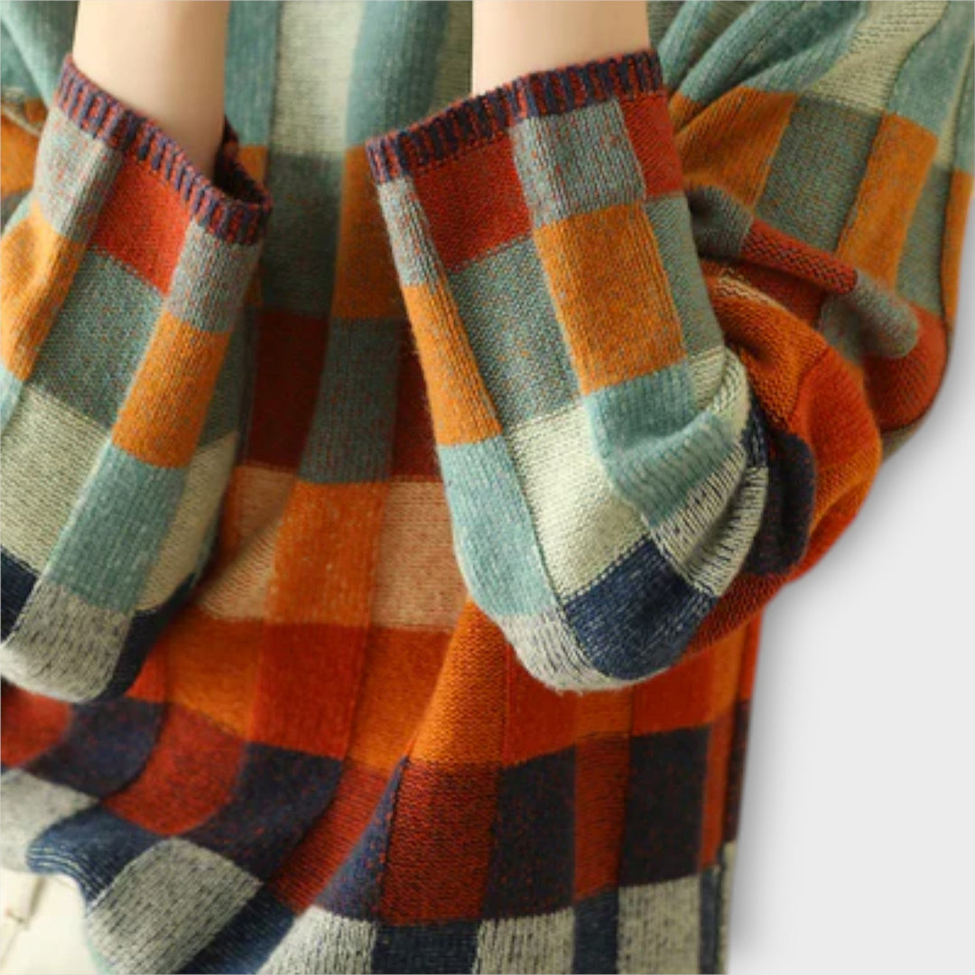 Erika – Suéter con motivo patchwork 7