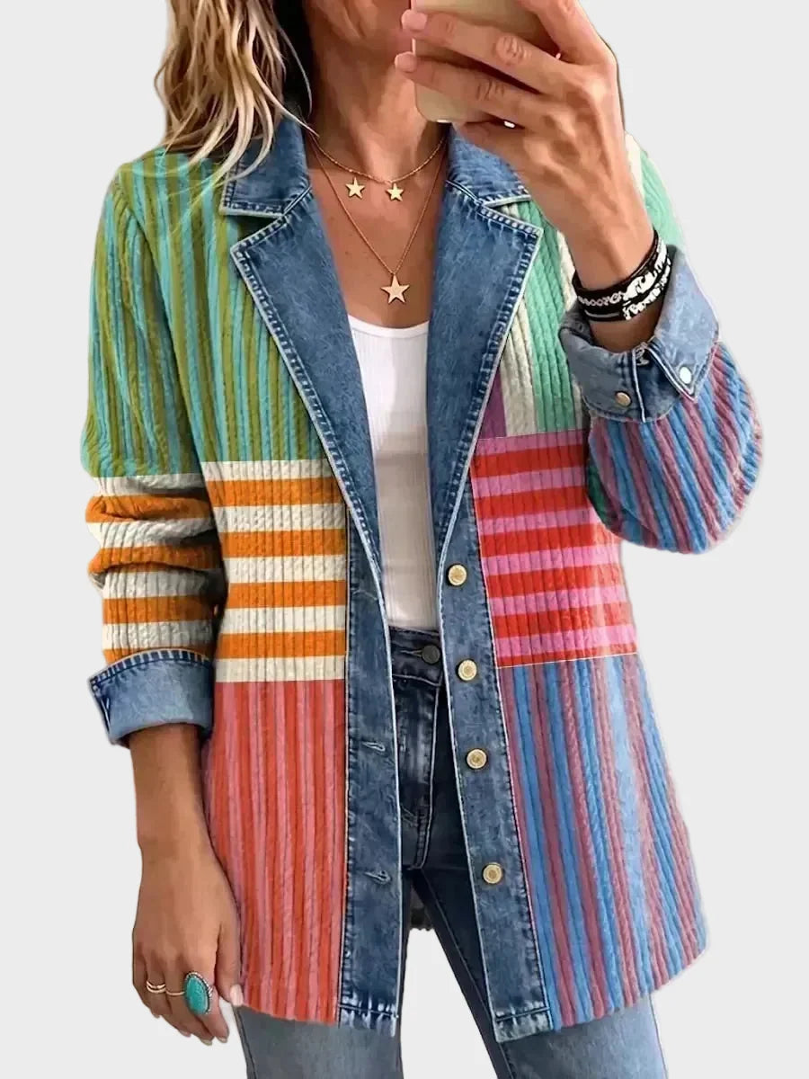 Samantha | Chaqueta con estampado geométrico 1