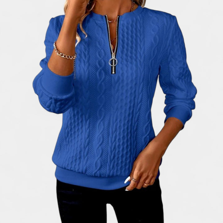 Kaja – Suéter con cremallera para un look moderno 4
