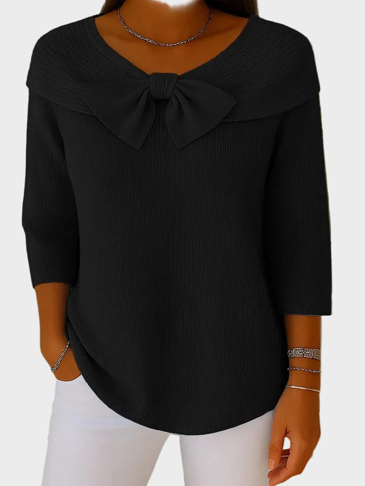 Aline | Jersey suave con lazo 6