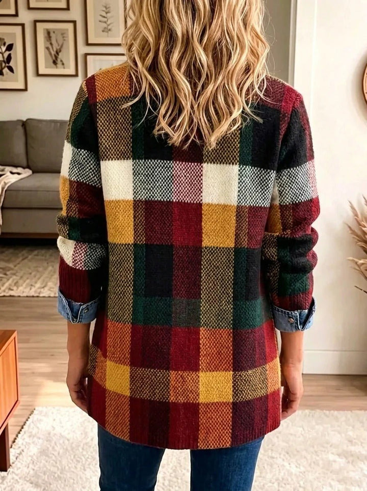 Lillian | Chaqueta vaquera de cuadros 2