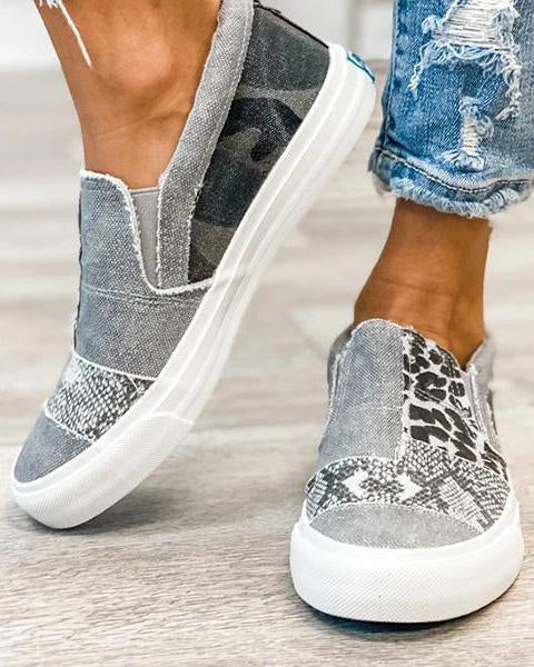 Quinny | Zapatillas sin Cordones con Estampado Leopardo 2