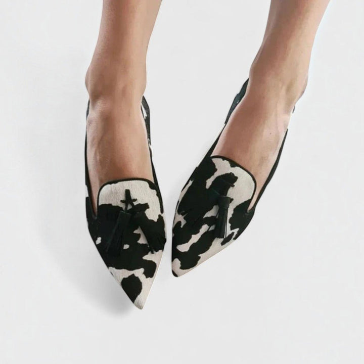 Lucía™ | Mocasines de Leopardo con Borlas 2