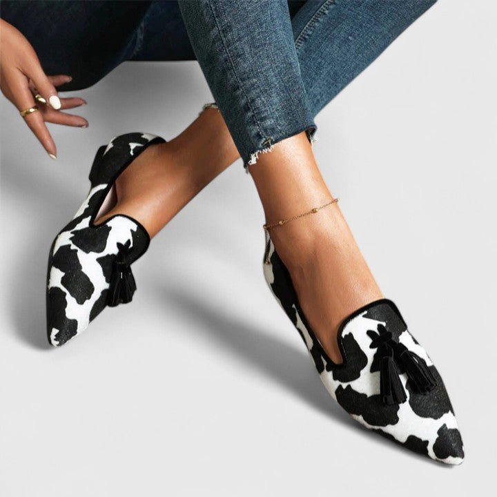 Lucía™ | Mocasines de Leopardo con Borlas 4