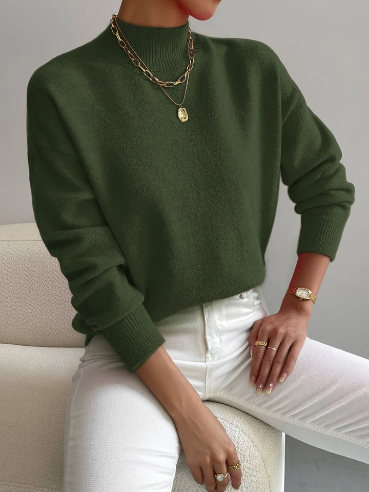 Yvonne | Jersey de cuello alto elegante 8