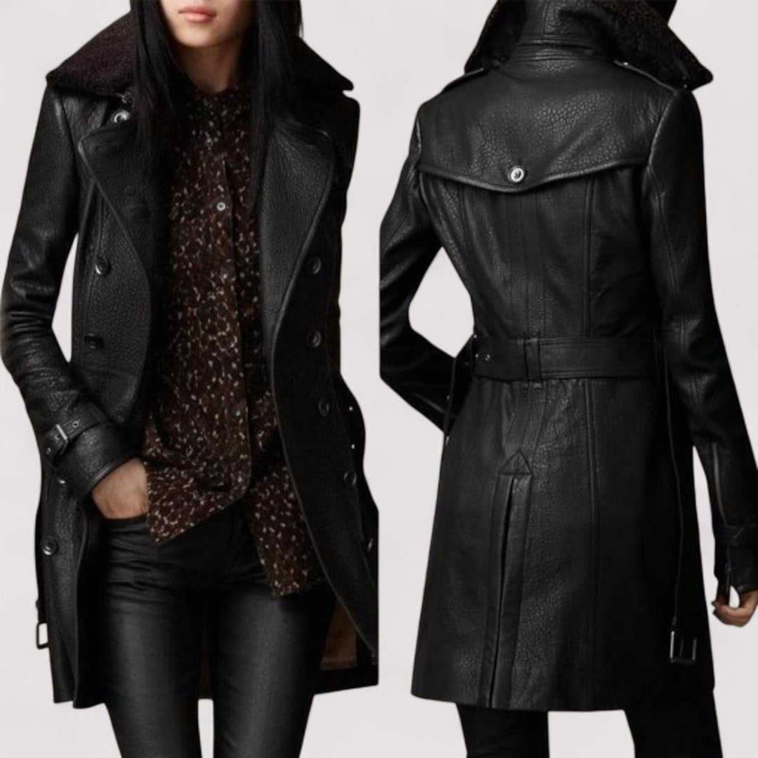 Catalina™ | Chaqueta de Cuero de Corte Largo 2