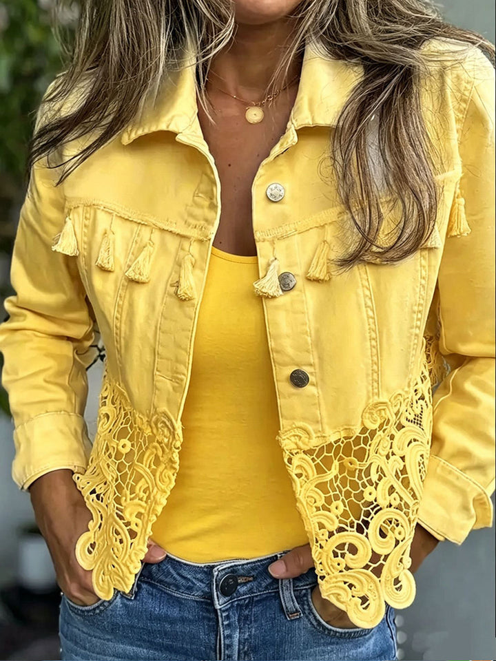 Brooklyn | Chaqueta con flecos y encaje 1