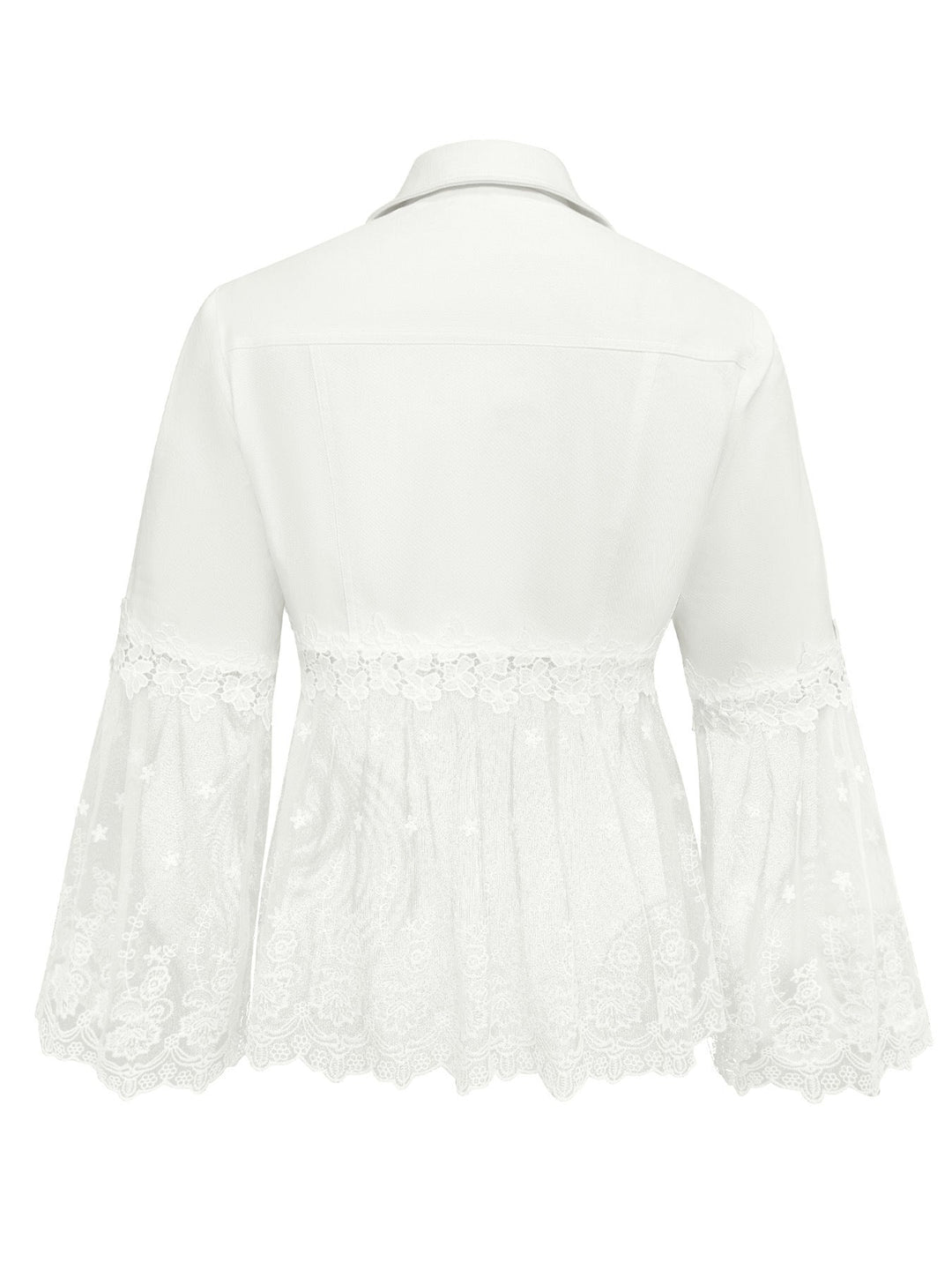 Addison | Chaqueta blanca con encaje 6