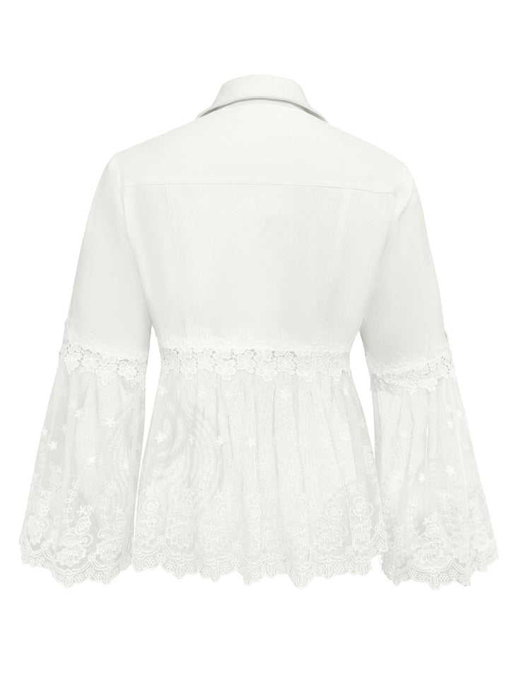 Addison | Chaqueta blanca con encaje 6