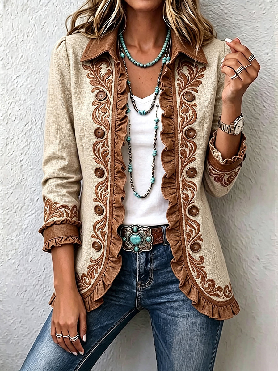 Scarlett | Chaqueta bohemia bordada 1