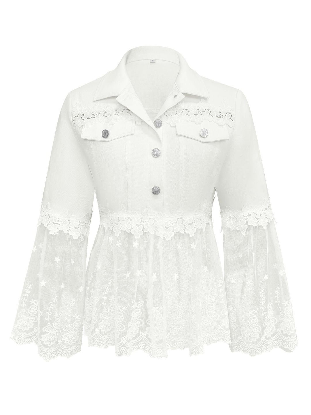 Addison | Chaqueta blanca con encaje 4