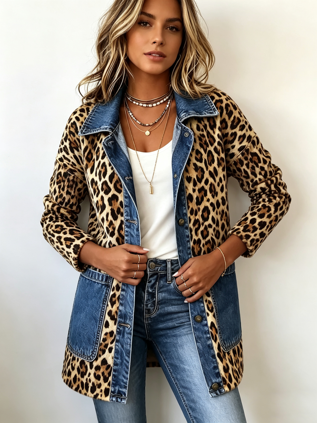 Nora | Chaqueta larga de leopardo 3