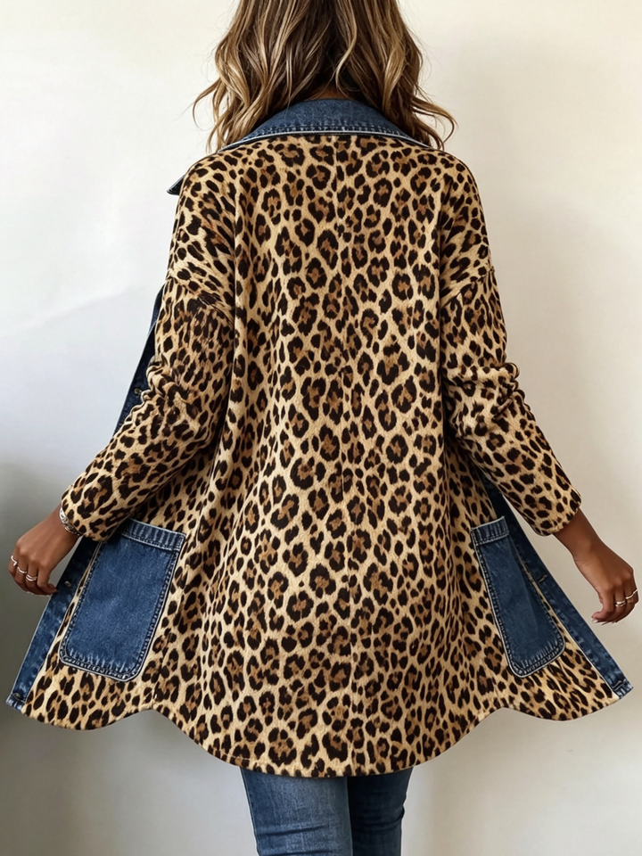Nora | Chaqueta larga de leopardo 4