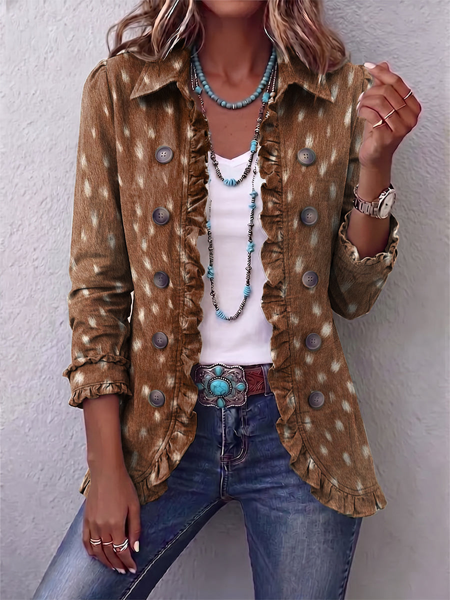 Layla | Chaqueta boho de estampado animal 1