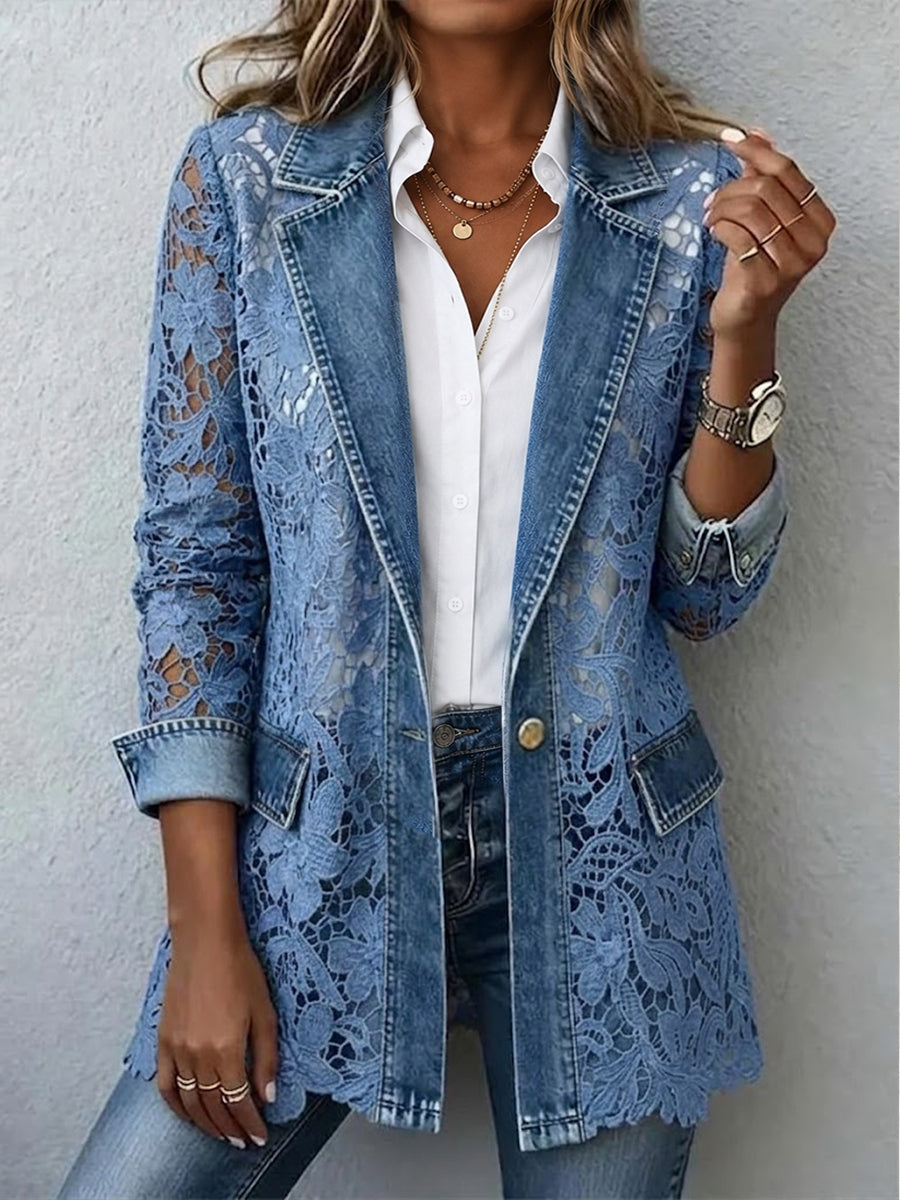 Harper | Chaqueta con detalles de encaje 1