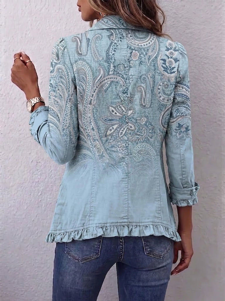 Isabella | Chaqueta paisley con volantes 2