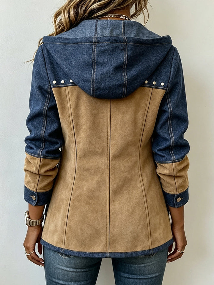 Ava | Chaqueta patchwork con capucha 2