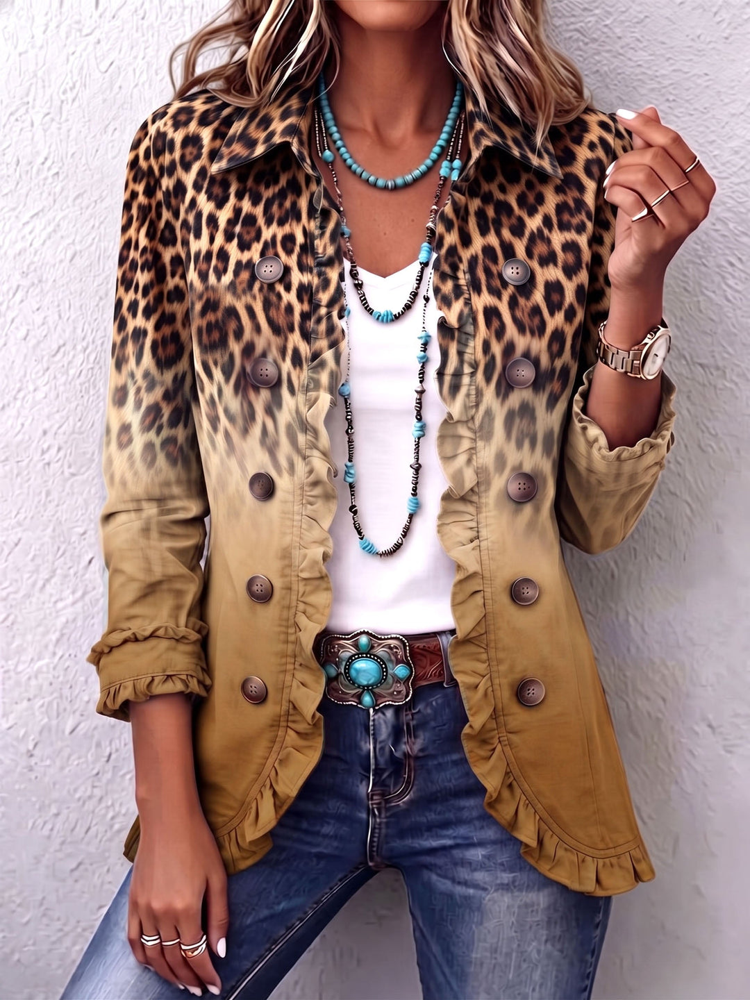 Emma | Chaqueta con volantes ombré 6
