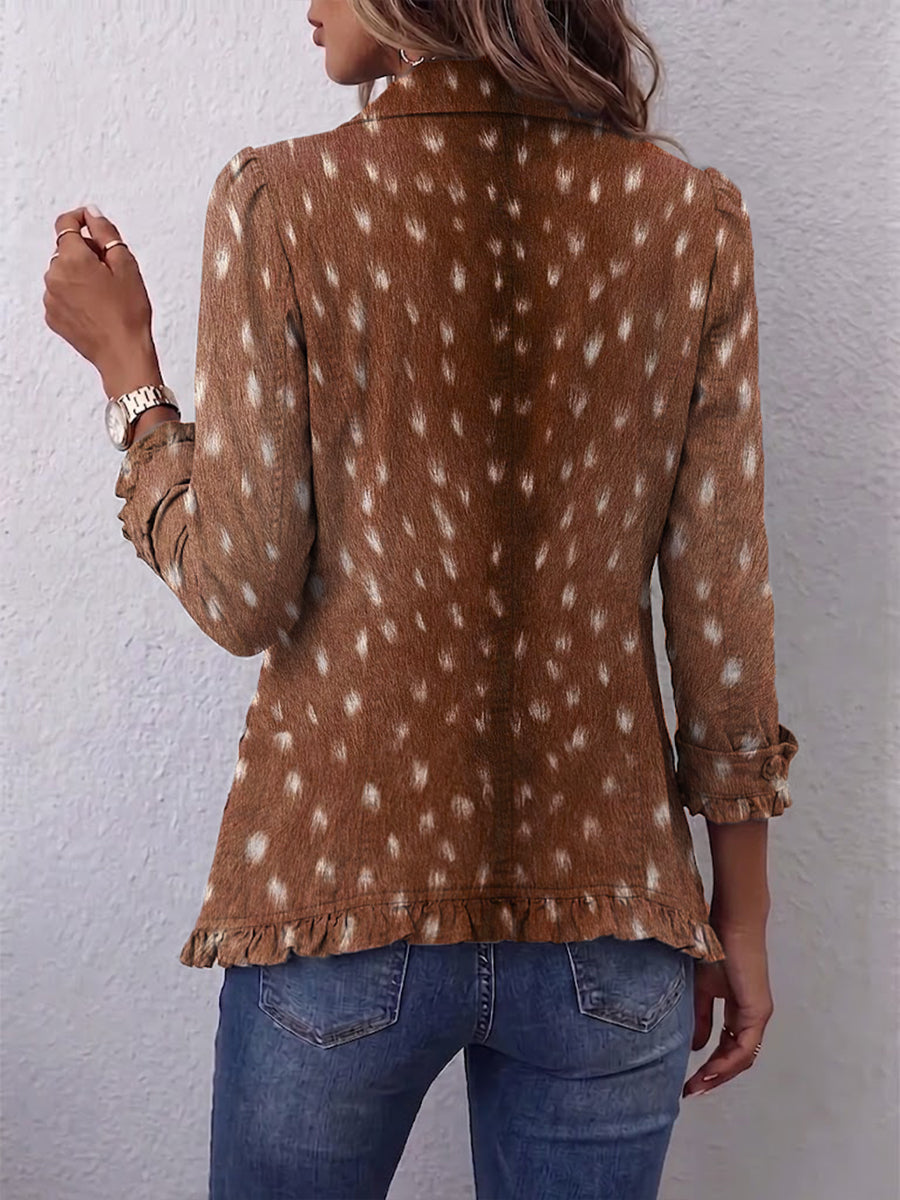 Layla | Chaqueta boho de estampado animal 2