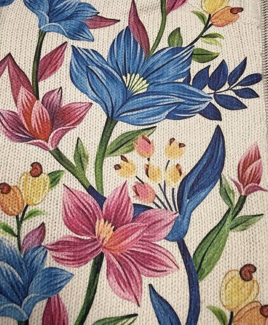 Tabitha | Cárdigan bomber de flores silvestres 5
