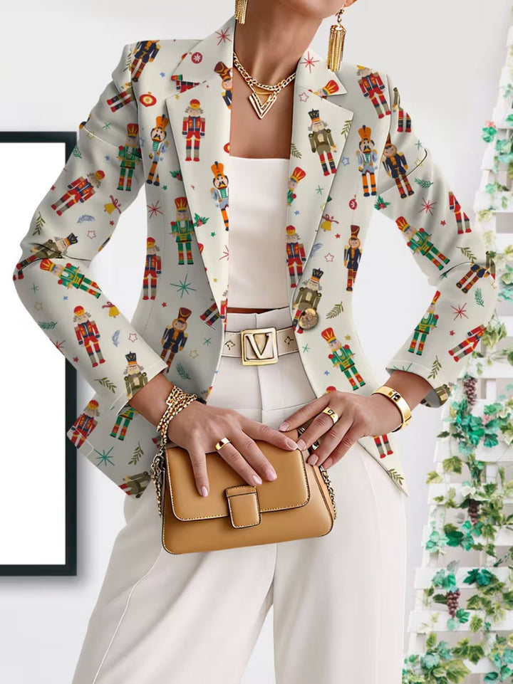 Vivenne | Americana con estampado navideño 3