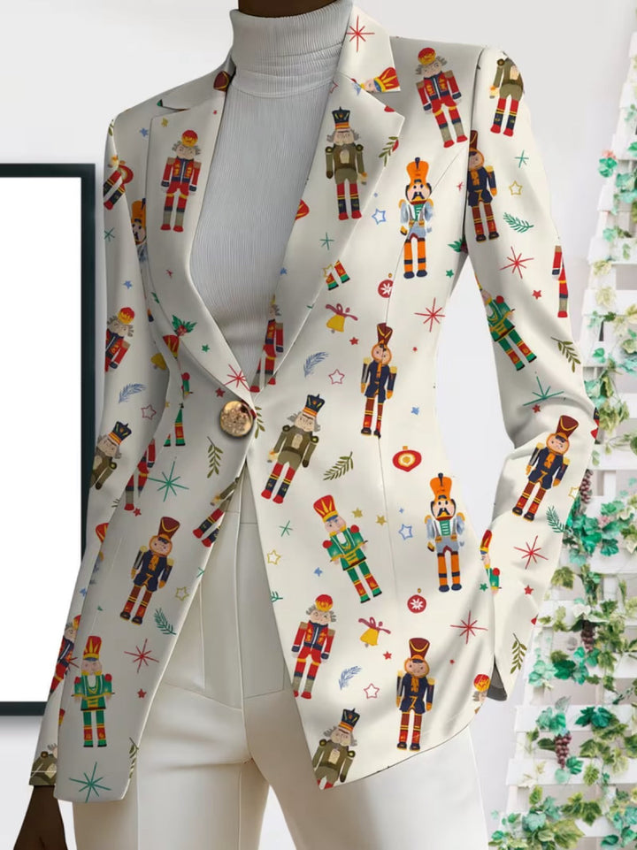 Vivenne | Americana con estampado navideño 4